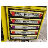 Industrial Hardware Storage Bin Unit with Shelf Pins, Hex Socket Bits, Wheel Lug Nuts and MORE!!!