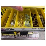 Industrial Hardware Storage Bin Unit with Shelf Pins, Hex Socket Bits, Wheel Lug Nuts and MORE!!!