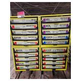 Industrial Hardware Storage Bin Unit with Hole Plugs, Furniture Caps, Roller Chain Links, and MORE!!