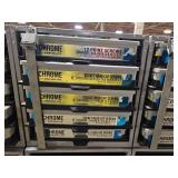 Industrial Hardware Storage Bin Unit with Assorted Screws and Metric Nuts