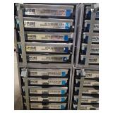 Industrial Hardware Storage Bin Unit with Assorted Screws