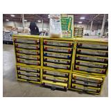 Industrial Hardware Storage Bin Unit with Assorted Spacers, Mirror Rosettes, Bumpers, and MORE!!!!