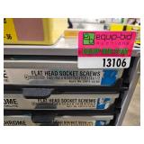 Industrial Hardware Storage Bin Unit with Assorted Head Sockets, Bearings, and MORE!!