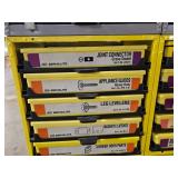 Industrial Hardware Storage Bin Unit with Assorted Head Sockets, Bearings, and MORE!!