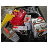 Assorted Lot of Metal Gas Cans and More!