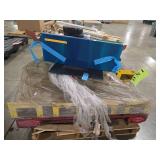 Bulk Lot of Metal Pallet Rack Footings