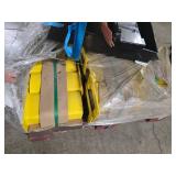 Bulk Lot of Metal Pallet Rack Footings