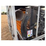 Unused Full Size Skid Steer Concrete Mixer: Flow range of 11-20gpm minimum, 61.1" wide and holds .40 yards weighs 820lbs empty