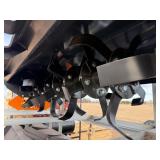 Unused 72" Full Size Skid Steer Hydraulic Rotary Tiller:  Arteer, 82" wide, 15-26gpm flow rate, 36 blades, 672lbs