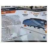 Unused 72" Full Size Skid Steer Hydraulic Rotary Tiller:  Arteer, 82" wide, 15-26gpm flow rate, 36 blades, 672lbs