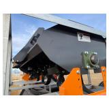 Unused 72" Full Size Skid Steer Hydraulic Rotary Tiller:  Arteer, 82" wide, 15-26gpm flow rate, 36 blades, 672lbs