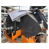 Unused 72" Full Size Skid Steer Hydraulic Rotary Tiller:  Arteer, 82" wide, 15-26gpm flow rate, 36 blades, 672lbs