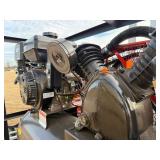 Unused Gas Powered Air Compressor: Arteer, 15hp, 175psi working pressure, 1 cylinder, 420cc engine, Does have Damage on Belt Shroud and Air Cleaner