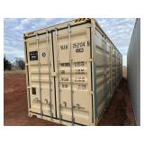 40 foot First Use High Cube Container with Rear Doors and a set of 4 Side Doors, Tan in Color: YLEU2521145