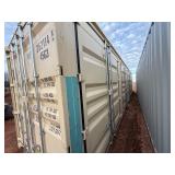 40 foot First Use High Cube Container with Rear Doors and a set of 4 Side Doors, Tan in Color: YLEU2521145