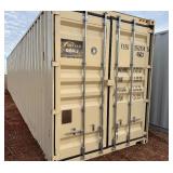 40 foot First Use High Cube Container with Rear Doors and a set of 4 Side Doors, Tan in Color: YLEU2521145
