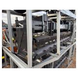 Unused 72" Full Size Skid Steer Harley/Power Rake: Arteer, 84.2" wide, 12-25gpm, Drive Chain, Angle Left or Right 20 degrees, 86 Teeth, 970lbs