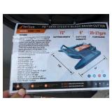 Unused 72" 4 Blade rotary Brush Cutter:  Very Heavy Duty, Arteer, 84" wide, 20-27 flow rate, 1125lbs in weight, tree push bar