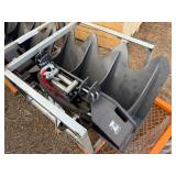 Unused 15,000lb skid Steer Hydraulic Logging Winch:  Arteer, 2026, 665lbs, Hydraulic Flow of 8-16gpm and 2200 psi minimum, Cable Length 80ft