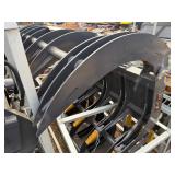 Unused 78" Full Sized Skid Steer Root Rake Grapple Bucket:  Arteer, 890lbs, 85.3" overall width