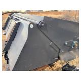 Unused 2026 72" Full Size Skid Steer Sweeper Broom with Bucket: 85.3" wide, Brush Diameter 23.6", Hydraulic flow of 13-20gpm, weighs 890lbs