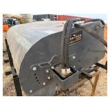 Unused 2026 72" Full Size Skid Steer Sweeper Broom with Bucket: 85.3" wide, Brush Diameter 23.6", Hydraulic flow of 13-20gpm, weighs 890lbs