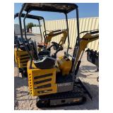 2025 Unused MH12RX Mini Excavator: 13.5HP RATO Gas Engine, Pilot Controls, nice machine