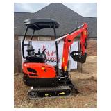 Unused 2025 NT20-CZ Mini Excavator:  Zonsen 23 HP Vtwin Gas Engine, Hydraulic Thumb, Larger Weight and Size, Really Nice Machine!!!