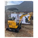 Unused 2025 QK18R Mini Excavator:  13.5 HP RATO Gas engine, Pilot Controls, Boom Swing, Pound for Pound one of the best machines for the money you can get