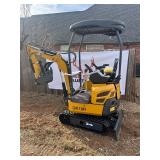 Unused 2025 QK18R Mini Excavator:  13.5 HP RATO Gas engine, Pilot Controls, Boom Swing, Pound for Pound one of the best machines for the money you can get