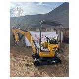 2025 Unused QK20R Mini Excavator:  23HP RATO Twin Cylinder Gas engine, Pilot Controls, Larger Size machine