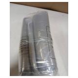 HOMEAL Booster Seat for Kitchen Chair - Compact Toddler Dining Seat with Easy-Install Straps & Wipeable Surface - Breathable Fabric Booster Seat for Table - Light Gray