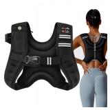 VBSD Weighted Vest Woman 8LB Weight Vest for Women Men Body Weight Vests for Walking Strength Training Running Workout Jogging Fitness Black