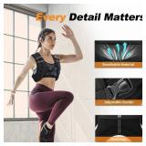 VBSD Weighted Vest Woman 8LB Weight Vest for Women Men Body Weight Vests for Walking Strength Training Running Workout Jogging Fitness Black