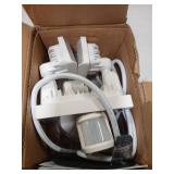 Olafus 50W Motion Sensor Outdoor Light Plug in, Motion Flood Light Dusk to Dawn, 5000LM LED Security Light IP65 Waterproof, Motion Activated 6500K PIR Sensor Lighting for Garage Yard Patio Eave, White