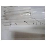 16 Acrylic Display Organizer with LED Light - 3 Tier Perfume Stand and Display Step Shelves Holder, Cologne Organizer for Men, Figures Stand, Porta Perfumes Para Tocador, Clear Riser, 2 Pack Stands