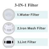 VIWINVELA 3 IN 1 Indoor Dryer Vent Kit Filter Bucket for Electric Dryer - No Duct Included