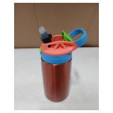 Contigo AUTOSPOUT Water Bottle, 13 oz, Coral Blue/Poppy