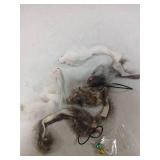 Caticalife Real Rabbit Fur Mouse Cat Toy - 5 Pack with Crinkle Sound, Rattle & Rope, Extra-Wide Durable Tail, Interactive Hunting Toys for Indoor Cats (No Catnip)