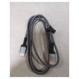 Highwings 4K HDMI Cable 6.6FT/2m | High-Speed HDMI 2.0 Quality Cord 4K@60Hz, Braided Nylon & Gold Connectors, HDR, Ethernet, ARC, 3D, HDCP 2.2, Compatible for PS-5/4/3/ HDTV/Monitor/DVD/Streaming