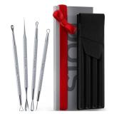 Suvorna Pimple Popper Tool Kit | Milia Remover | Lancets for Facial Extraction | White head Extractor Tool for Face | Comedone Extractor | Blackhead Remover tool | Acne Needle Tool & Cyst Removal Tool