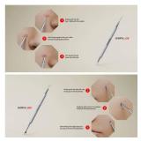 Suvorna Pimple Popper Tool Kit | Milia Remover | Lancets for Facial Extraction | White head Extractor Tool for Face | Comedone Extractor | Blackhead Remover tool | Acne Needle Tool & Cyst Removal Tool