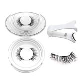 Magnetic Eyelashes with Applicator,Reusable Magnetic Eyelashes Natural Look,Easy to Wear and Remove Soft Lashes Kit No Liner Needed(Wild)