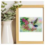 TUMYBee Hummingbirds and Flowers Quilling Card, Cute Animal Card for All Occasions Birthday, Congratulation, Thinking of You For Mom, Women, Friend, Boss, Love (Hummingbirds and Flowers)