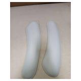 Thick and Elastic Toilet Seat Cover Washable & Reusable with Double-Sided Hook and Loop Fastener for Easy Attachment Cushioned Mat with Thick Sponge for Extra Comfort (Blue)