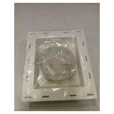 Builders Edge 140137079001 Scallop Exhaust Ventilator, 4 in, Arctic, 001, White
