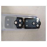 SiHPuoy 2 Pack Camera Lens Protector for iPhone 17 Pro Max Accessories, Metal Aluminum Alloy Tempered Glass Camera Protector, [Military Grade Shatterproof] [Case Friendly]-Blue