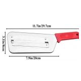 Cabbage Shredder,Cabbage Potato Julienne Vegetable Veggie Peelers for Kitchen,1 Pcs Red Stainless Steel Fruit Vegetable Slicer Slicers