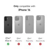 SURITCH for iPhone 16 Case with Magnetic Camera Slide Cover and Adjustable Kickstand, Compatible with MagSafe, Shockproof Bumper Case Slim Protective Cover 6.1 Inch, Black