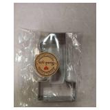 LILIAO Number One #1 Cookie Cutter, 3.93\", Stainless Steel